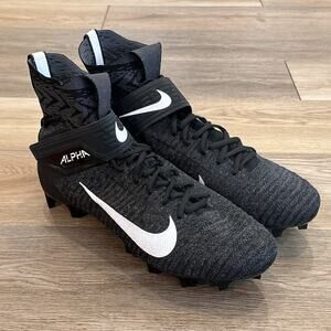 Nike NEW Alpha Menace Elite 2 Flyknit Football Cleats BV3298-001 Men’s 14